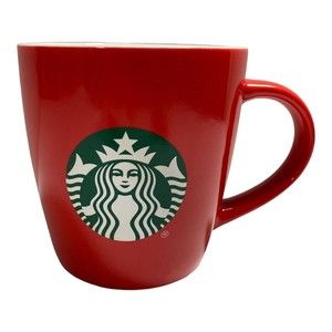 Starbucks 2020 Red Ceramic 12oz Red Geen Coffee Ceramic Mermaid Cup Mug